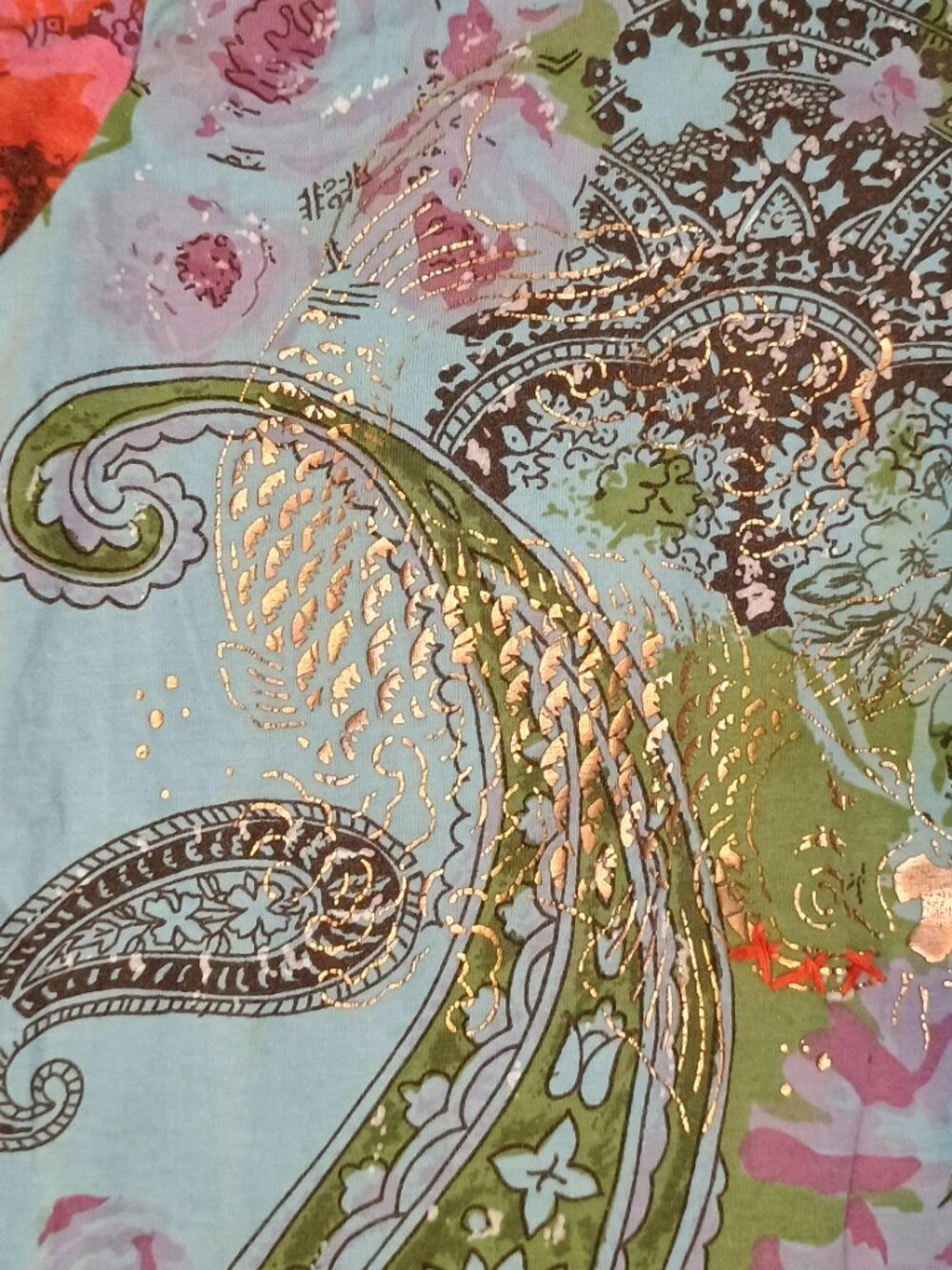 Mimi & Maggie/Tunic Dress/Girls 2T/Multi Paisley Floral/Boho Cottagecore Boutiqu - Picture 2 of 11